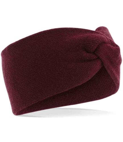 Beechfield Twist Knit Headband - BUR - ONE